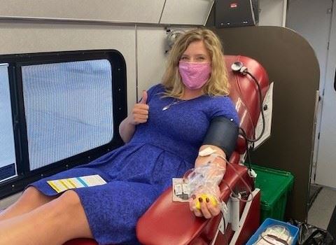 emily l donating